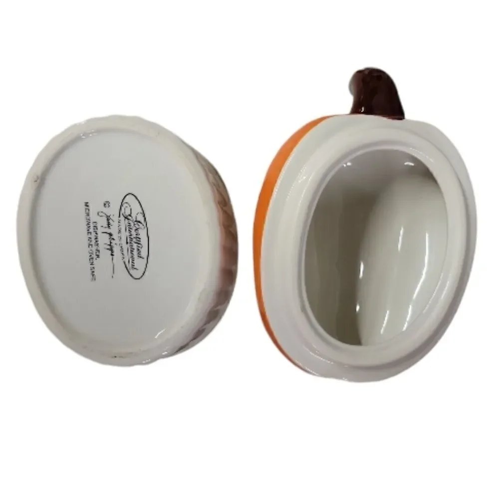 Orange Pepper Small Casserole Dish